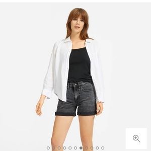 Everlane Women's Denim Short, Washed Black, 28